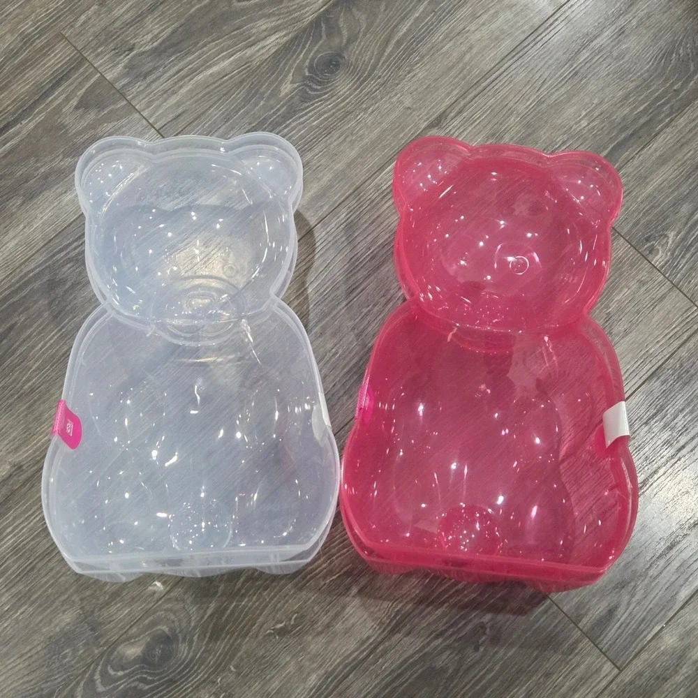 New Way to Celebrate Valentines Day Gummy Bear Containers Set of 2 SHIPS FAST‎